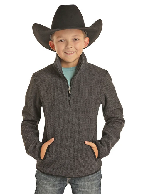 Powder River Kids Fleece Pullover 6 Powder River Kids Fleece Pullover - Image 6