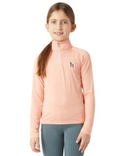 Girls Horze Lola Half Zip Tech Shirt 12 Girls Horze Lola Half Zip Tech Shirt -Riding Apparel Store kids lola shrmp.pk front 33757 SPPI horze 41400.1678730268