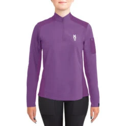 Irideon Kids Luna CoolStretch Shirt Long Sleeve 12 Irideon Kids Luna CoolStretch Shirt Long Sleeve -Riding Apparel Store kids luna cool stretch ls purple hibiscus front 30 7006 PH toklat 63767.1655841012
