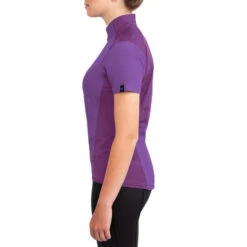 Irideon Kids Luna CoolStretch Shirt Short Sleeve -Riding Apparel Store kids luna cool stretch ss purple hibiscus side 30 7008 PH toklat 67142.1655840087