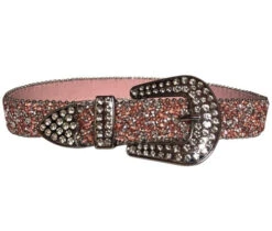 Kids Kamberley Sparkle Mesh Belt -Riding Apparel Store kids mesh belts pink kamberley 02382.1659482935