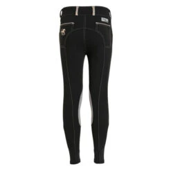 Girls Piper Original Breeches Knee Patch 9 Girls Piper Original Breeches Knee Patch -Riding Apparel Store kids piper original kp black warm grey back 23176 smartpak 80197.1666141867