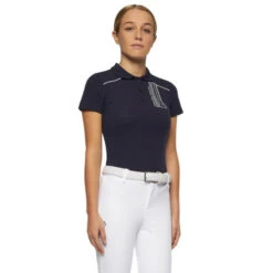 Kids Cavalleria Toscana Team Raceway Polo 11 Kids Cavalleria Toscana Team Raceway Polo -Riding Apparel Store kids raceway training ss navy side POO081 CO046 7901 cavalleria toscana 22838.1660262117