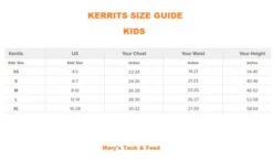 Kids Kerrits Ice Fil Tights Full Seat -Riding Apparel Store kids size chart kerrits 09331.1646435762