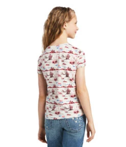 Ariat Girls REAL Yuma Print Tee -Riding Apparel Store kids yuma print tee back 10039503 ariat 04785.1641590613