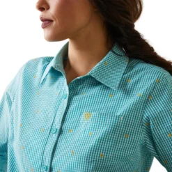 Ariat Kirby Stretch Shirt -Riding Apparel Store kirby boots print ls savannah detail 10043476 ariat 06759.1676488646