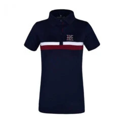 Kingsland KL Lukina Micro Pique Polo 10 Kingsland KL Lukina Micro Pique Polo -Riding Apparel Store kl lukina micro pique polo navy front 212 PT 805 254 kingsland 25556.1624304568