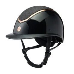 Charles Owen Kylo EQx Helmet Sparkly Wide Peak -Riding Apparel Store kylo egx sparkly wide peak helmet black side CO 86240.1687282741