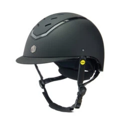Charles Owen Kylo EQx Helmet MIPS -Riding Apparel Store kylo eqx matte MIPS black side CO 64991.1687284299