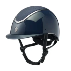Charles Owen Kylo EQx Helmet Sparkly 9 Charles Owen Kylo EQx Helmet Sparkly -Riding Apparel Store kylo eqx sparkly standard navy side CO 56473.1687281445