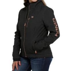 Cinch Ladies CC Jacket -Riding Apparel Store lds cc jacket black side MAJ9856001 cinch 07809.1665528499