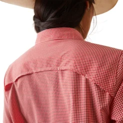 Ariat VentTEK II Stretch Shirt -Riding Apparel Store lds venttek stretch ls orang.ck back detail 10043576 ariat 03557.1677534082