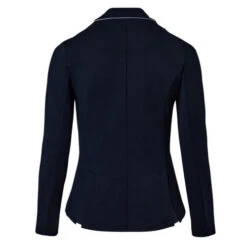 Horze Martina Show Coat With Piping -Riding Apparel Store martina show coat piping dark navy back 33620 VDB WH horze 98111.1653514347