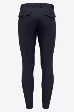 Men's RG Breeches Knee Grip 11 Men's RG Breeches Knee Grip -Riding Apparel Store men breech knee grip navy back BRM004 JS004 7901 RG 88301.1669869884