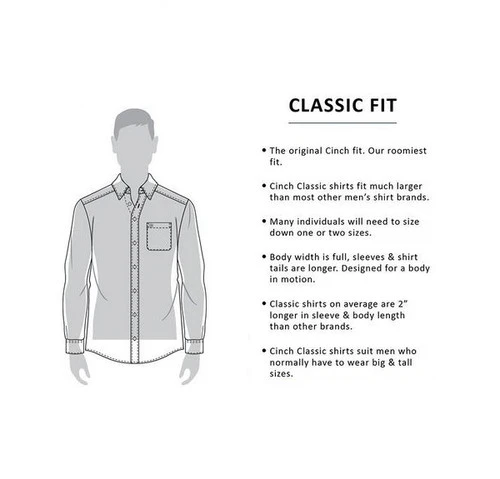 Men's Cinch Blue Geo Print Shirt Long Sleeve 2 Men's Cinch Blue Geo Print Shirt Long Sleeve - Image 2