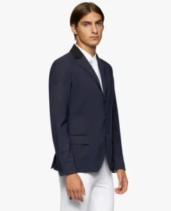 Men's Cavalleria Toscana GP Perforated Jacket -Riding Apparel Store men gp perforated jacket smoky blue side GGU024 JF115 7E00 CT 35579.1659810477