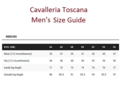 Men's Cavalleria Toscana Logo Tape Breeches Grip Knee -Riding Apparel Store men size guide cavalleria toscana 54603.1657138040