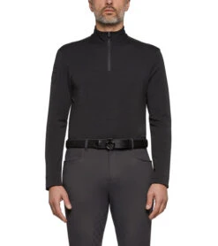 Men's Cavalleria Toscana Tech Wool Zip Turtleneck -Riding Apparel Store men tech wool turtleneck grey front POU222 LC001 CT 52769.1606957273