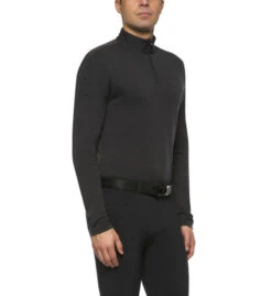 Men's Cavalleria Toscana Tech Wool Zip Turtleneck -Riding Apparel Store men tech wool turtleneck grey side POU222 LC001 CT 89003.1606957276