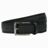 Cavalleria Toscana Men's Laser Cut Leather Belt