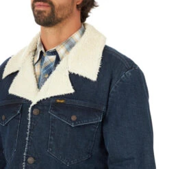 Men's Wrangler Wrange Jacket -Riding Apparel Store mens wrange jacket denim collar 112318516 wrangler 39858.1661913767