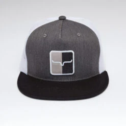 Kimes Ranch Mirror Trucker Hat -Riding Apparel Store mirror trucker hat charcoal front 842606178888 kimes 18111.1684251664