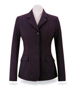 RJ Classics Monterey Jacket -Riding Apparel Store monterey coat merlot herringbone front M3023 rj classics 67136.1690410601