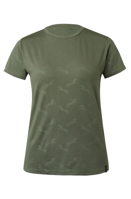 Horze Nina Tech Horse Print Tee 7 Horze Nina Tech Horse Print Tee - Image 7