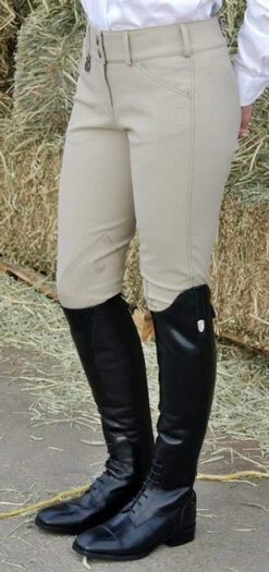 Pikeur Ciara Knee Patch Breeches -Riding Apparel Store pikeur ciara safari front 44000 54144.1537222699