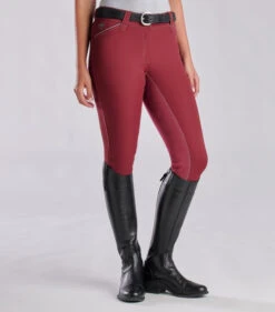 Piper Evolution Breeches Full Seat -Riding Apparel Store piper evolution fs merlot front 33064 smartpak 27411.1665609358