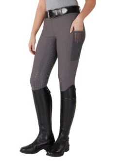 Piper Fusion Breeches Full Grip -Riding Apparel Store piper fusion full grip charcoal front boots 32381 smartpak 18700.1679004505