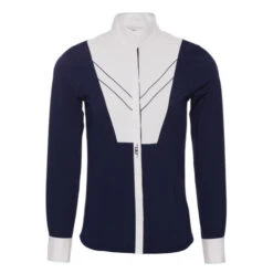 Horseware Ireland Horseware AA Porto Competition Shirt -Riding Apparel Store porto competition shirt navy front CMCAKE B000 horsewear 02017.1651612735