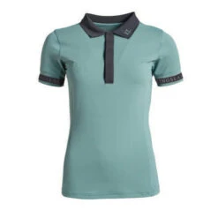 Kingsland Prisha Tech Polo Short Sleeve -Riding Apparel Store prisha tech polo ss green 2220202408 kingsland 11799.1657135401