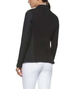 Cavalleria Toscana R-EVO Jersey Tech Knit Show Jacket -Riding Apparel Store r evo lt tech knit jacket black back GGD036 JC019 9999 CT 42473.1641944153