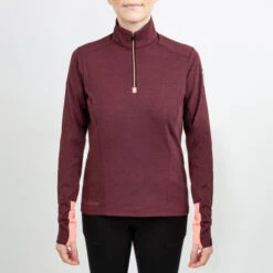 Irideon Women's Radiant Half Zip 10 Irideon Women's Radiant Half Zip -Riding Apparel Store radiant 1 2 zip cozy top henna front 30 7101 HNA irideon 45627.1666227138