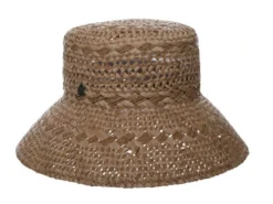 Biltmore Sweet Creature Raffia Bucket Hat -Riding Apparel Store raffia bucket hat natural right front BVC102 NATURAL biltmore 50696.1691343374