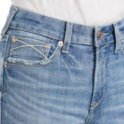 Ariat REAL High Rise Felicity Bootcut Jean -Riding Apparel Store real hi rise bc felicity colorado front detail 10041114 ariat 61811.1662679768