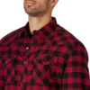 Men's Wrangler Retro Red Buffalo Plaid Shirt