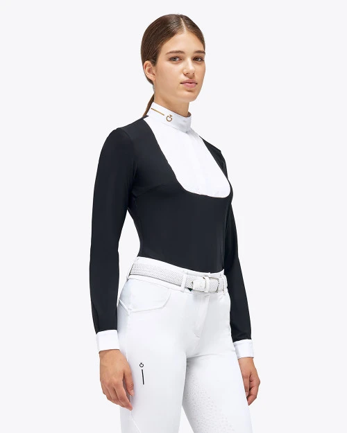 Cavalleria Toscana REVO Pleated Bib Show Shirt 2 Cavalleria Toscana REVO Pleated Bib Show Shirt - Image 2