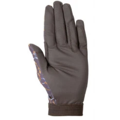 HKM Allure Riding Gloves -Riding Apparel Store riding gloves allure dark brown palm 2100 DARK BROWN hkm 13582.1651102716