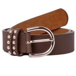 Horze Rose Gold Buckle Belt -Riding Apparel Store rose gold buckle belt bison dark brown 33394 BDBB horze 27135.1648673531