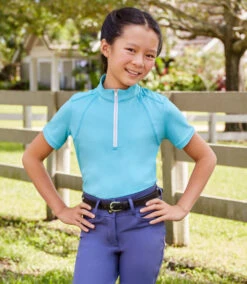 Girls RJ Classics Sasha Jr 37.5 Training Shirt -Riding Apparel Store sasha jr 37.5 training ss seaside rider SAJ546 rj classic 78947.1670957554