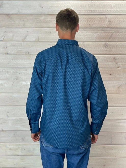 Men's Wrangler Silver Edition Checotah Shirt 2 Men's Wrangler Silver Edition Checotah Shirt - Image 2