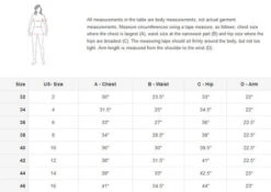 Horze Blaire Long Sleeve Show Shirt -Riding Apparel Store size chart tops horze 16061.1554325232