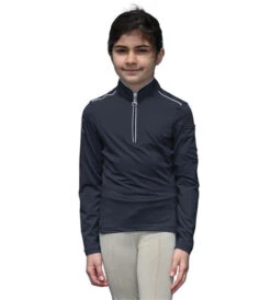 Girls Chestnut Bay SkyCool Shirt Long Sleeve -Riding Apparel Store skycool shirt LS night sky rider CB8000Y chestnut bay 96569.1663624637