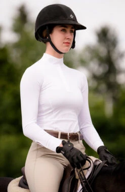 TKEQ Sloan Competition Top -Riding Apparel Store sloan competition top white front TKEQ 83657.1662852101