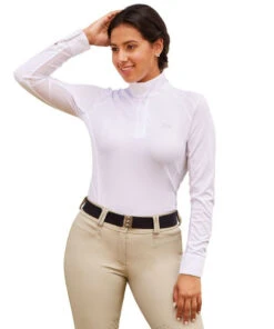 RJ Classics Sofia Show Shirt -Riding Apparel Store sofia show shirt ls white rider w SF102 rj classics 47894.1675879429