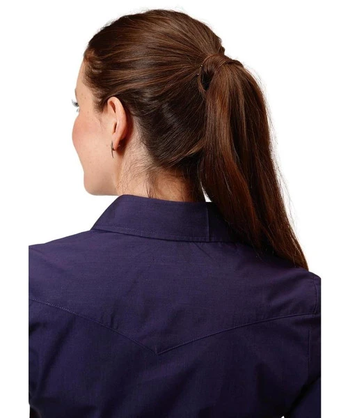 Roper Solid Snap Shirt 1 Roper Solid Snap Shirt