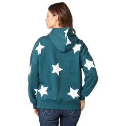 Wrangler Star Hoodie -Riding Apparel Store star hoodie blue back 112321239 wrangler 57000.1663721966