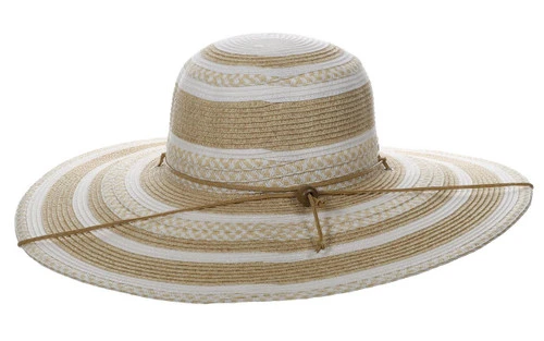 Capelli Yuri Striped Toyo Straw Hat 3 Capelli Yuri Striped Toyo Straw Hat - Image 3